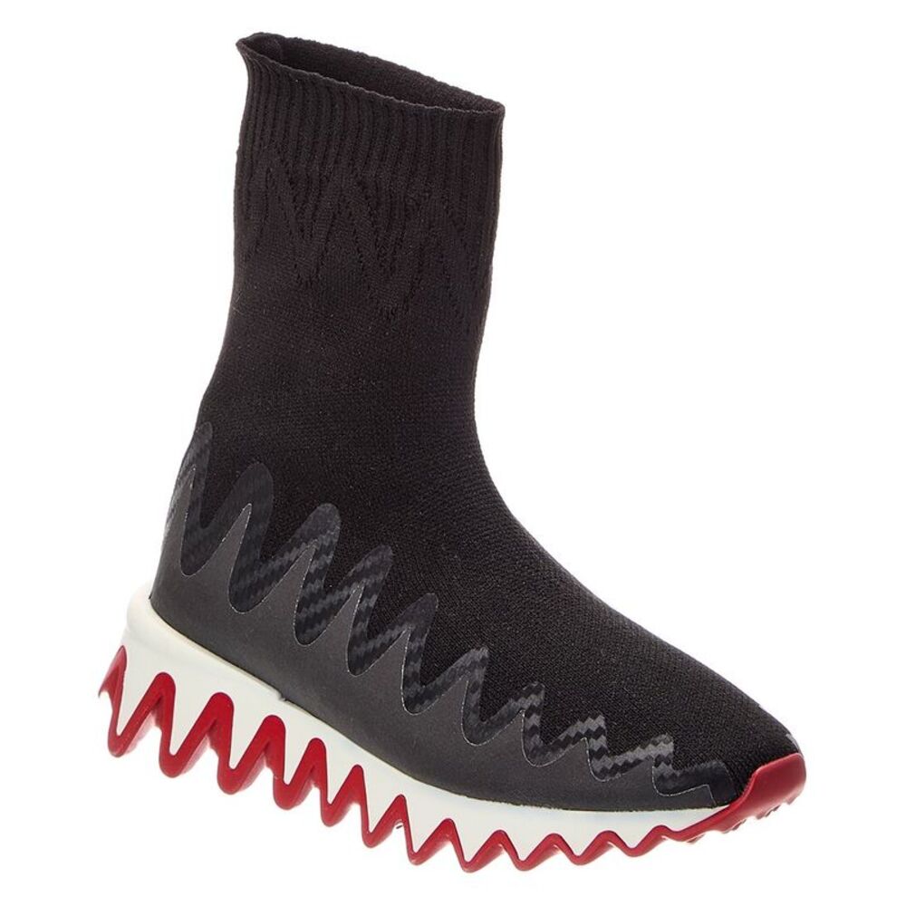Christian Louboutin Girl's Canvas High Top Sneaker, Black